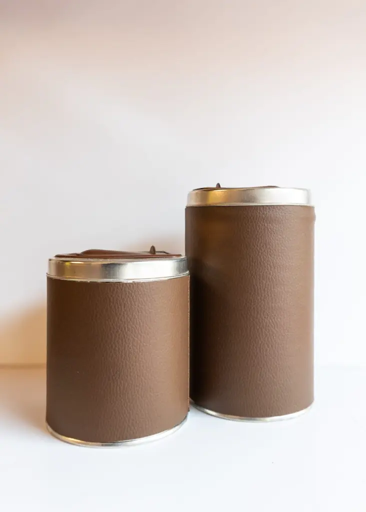 Set De Latas Ecocuero